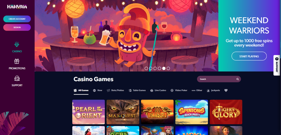 Kahuna casino app download